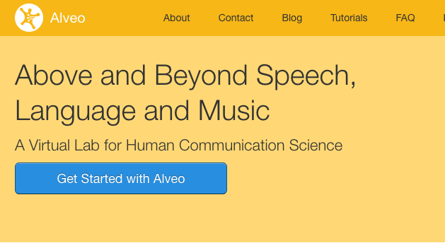 Image - Alveo's home page
